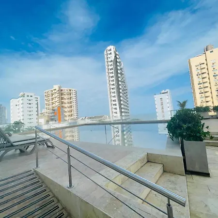 Apartamento A Pasos Del Mar Y Centro En Cartagena, Piscina Sauna&turco Cartagena